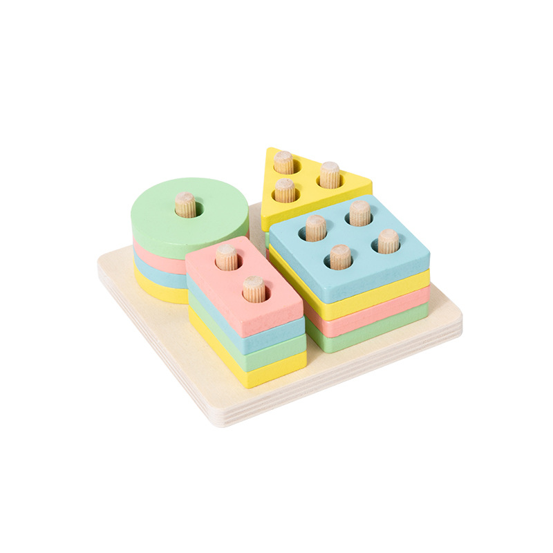 Square four-column macaroon