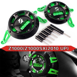 Z1000ためフィットZ1000SX NINJA1000 2010-2019オートバイのcncエンジンカバーステータケースクラッシュプロテクタースライダーガード落下protectio - Product Image 1