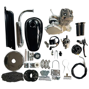 [2025new Arrival]<strong>50Cc</strong> Bicycle <strong>Engine</strong> Complete Set in Silver Stainless Steel and Aluminum Alloy Material