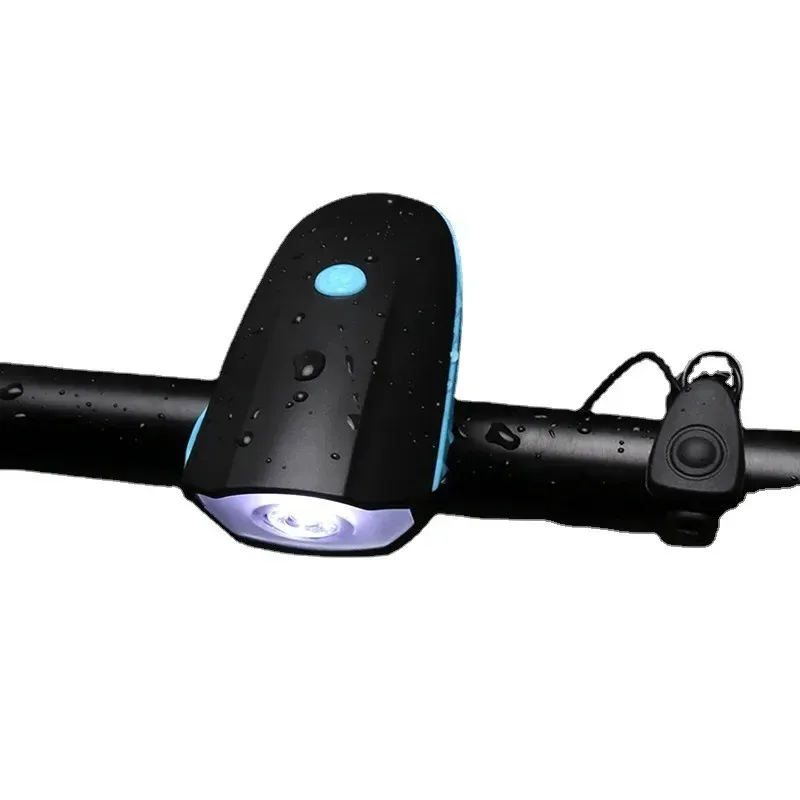 SY303 จักรยานเสือภูเขา LED ไฟหน้า USB ชาร์จจักรยานแตรไฟแบบชาร์จไฟได้จักรยาน
