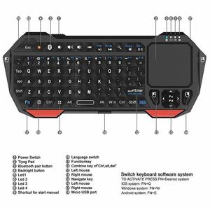 迷你键盘带触摸板智能电视投影仪兼容Android iOS Windows - Product Image 3