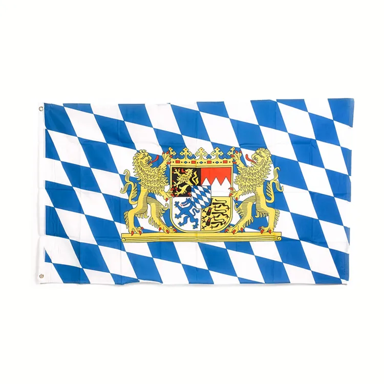 Wereld Custom Printing 100% Polyester Vlaggen Alle Landen 3X5 Beieren Vlag