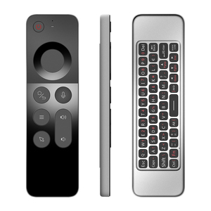 W3 2.4G Wireless Voice Air Mouse Remote <strong>Controller</strong> Mini <strong>Keyboard</strong> for Android TV BOX Windows Mac OS Linux Gyroscope Remote - Product Image 3