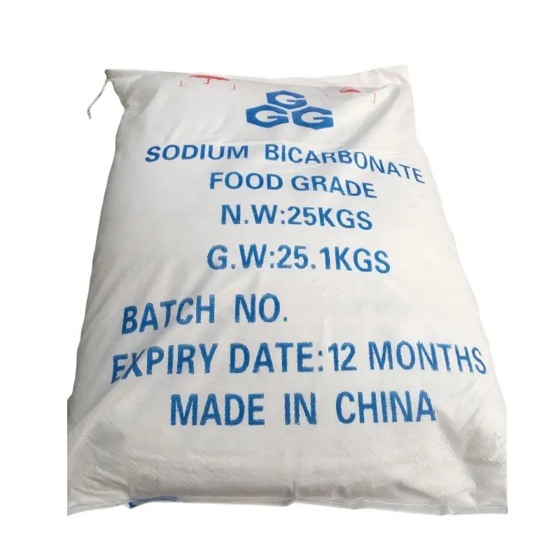 Bicarbonato de sódio grau alimentício Sodi bicarbonato preço Granulado sodiu bicarbona forma china bicarbonato de sódio