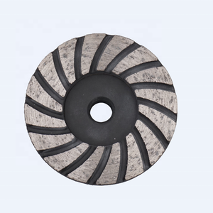 4inch <strong>100mm</strong> DLT Double Layer <strong>Turbo</strong> High Quality Custom Power Convex Diamond Abrasive Cup Grinding Wheel for Concrete Granite - Product Image 4