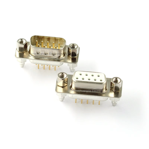 DP9 DP15 DP25 DP37公/母印刷电路板连接器D-Sub DB9 DB15 DB25 DB37 9/15/25/37销插入板类型，带固定螺钉