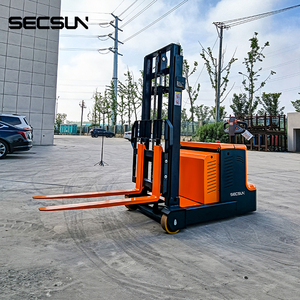 SECSUN Apilador de paletas semiautomático completo 1 tonelada 1,5 toneladas 2 toneladas Mini apilador eléctrico con tipo de caminar