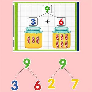 数字分解数学玩具亲子互动教材创意木数学拼图儿童玩具教育书籍 - Product Image 5
