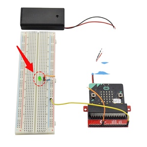 AIsmartlink Breakout-Modul Erweiterungs modul Python-Programmier entwicklung rot Microbit BBC-Erweiterungs modul platine - Product Image 6