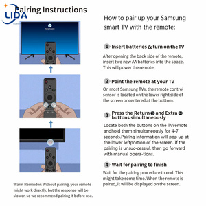 <strong>2IN1</strong> BN59-01330A BN59-01329A for Voice Samsung <strong>Remote</strong> Control Smart Tv QLED 8K UHD TV 2020 Models-LS01T Q80T Q70T Q60T Q90T Q80 - Product Image 6