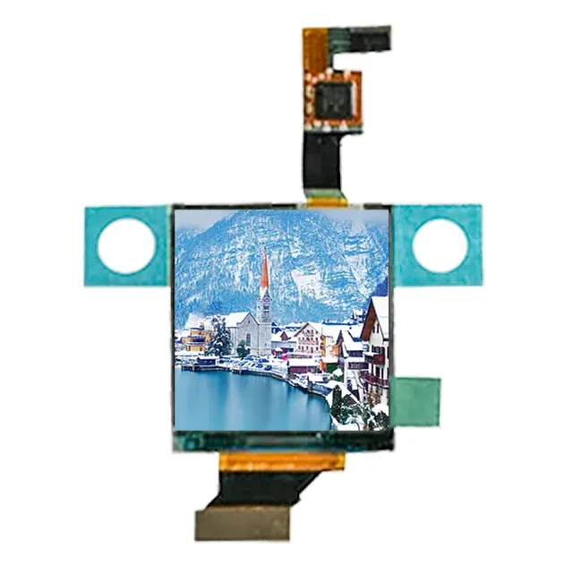 Tela lcd de oled 1.3 polegadas, alta qualidade, tela oled quadrada 240x240 AM-OLED, painel spi para smartwatch vestível produtos