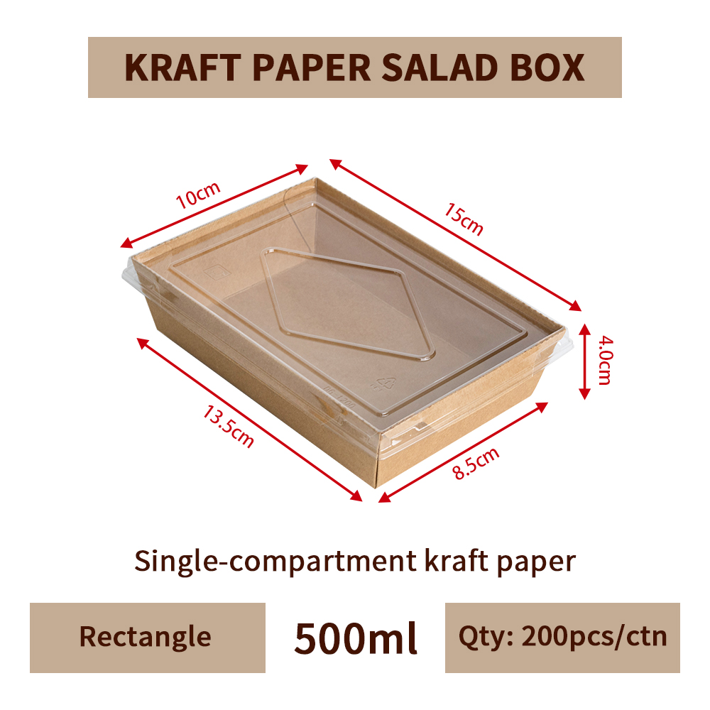 500 mL Monocomparto (Carta kraft)