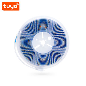 Хит продаж цветная (RGB) 5050 цветно меняющая СИД световая Tuya Smart ИК/контроллер Wi-Fi управление музыкой 5-метровая Светодиодная лента RGB комплект PST-WD301205 - Product Image 1