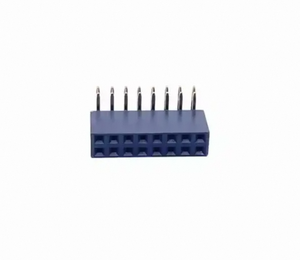 Custom Gold Plated 2.0mm 2.54mm Double Row Right Angle Plug Factory Direct Supply PA9T Female Pin <strong>Header</strong> for PCB 2P <strong>8P</strong> 16P 32P - Product Image 2