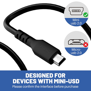1.5M 3M USB 2.0 ประเภท A ชาย 5Pin Mini USB Mini B Mini-B ชายข้อมูลซิงค์ชาร์จสายชาร์จ - Product Image 4