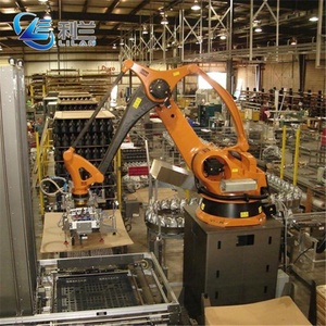 Robot apilador de carga y descarga automática/sistema de paletizado robótico con pinza robótica neumática