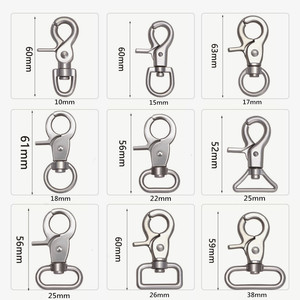 <strong>11</strong>/4&quot; Custom Quick Release Carabiner Spring Dog Hook Bolt Snap Hook for Handbags and Metal Hooks Made From Durable Alloy
