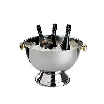 Großverkauf Getränk Kühler Party Service Champagnernapf glänzend poliert Edelstahlstange Champagner Bier Weinflasche