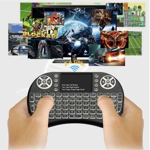 Tastiera da gioco retroilluminata RGB ricaricabile I8 per Xiaomi Pad TV Box telecomando Touchpad 2.4G Wireless Air Mouse Mini tastiera - Product Image 5