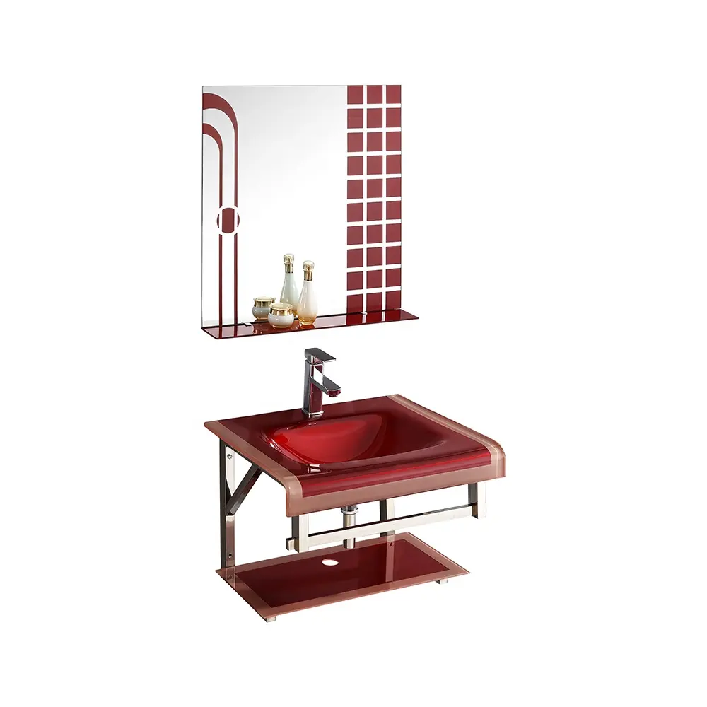 Ванная комната настенное крепление для мытья рук, стеклянный кран для раковины, кран для раковины шкафы