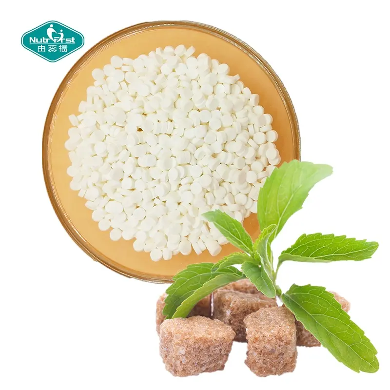 OEM Herbal Extract Dietary Supplement Vegan 100% Natrual Sweetener Stevia Extract Sweetener Tablets