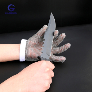 Safety Proof <strong>Wire</strong> <strong>Mesh</strong> Anti Cut Gloves Level <strong>5</strong> Long Sleeve Industrial Stainless Steel Chainmail Glove Metal Chainmail Protective - Product Image 4