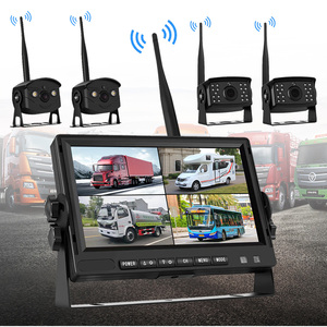 Monitor de cámara de visión trasera para camión, transmisor inalámbrico de respaldo de 2,4 ghz, sistema de cámara para autobús, semirremolque, 7, 9 y 10 pulgadas - Product Image 3