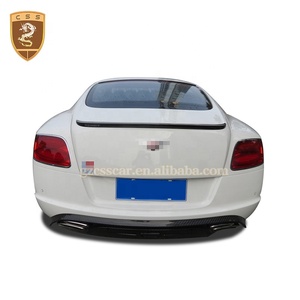 MSYスタイルCF素材フロントバンパーカーグリルカーボンファイバーサイドスカートボディキットBentleyGT車体部品用