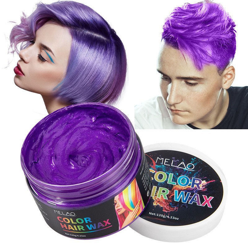 120g charm purple dye hair wax