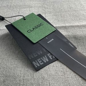 <strong>Custom</strong> Luxury Garment Swing <strong>Tags</strong> Clothes Label <strong>Printing</strong> Name Logo Plastic Hang <strong>Tag</strong> With <strong>String</strong> Paper Hangtags for Clothing