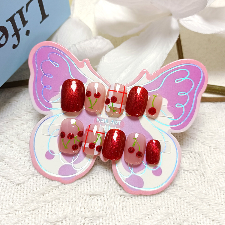 Gketm389-b5 style gel bubu-gelée cerise