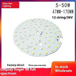 98หลอดไฟดาวน์ไลท์ LED กำลังสูง5-48W เต็มสเปกตรัมพร้อมโมดูล LED 12ชุดแผง2835 - Product Image 6