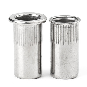 304 316 Stainless Steel SS Internal Threaded Solid Flat Countersunk Head Knurled Round Body <strong>Closed</strong> <strong>End</strong> Blind <strong>Rivet</strong> <strong>Nut</strong>