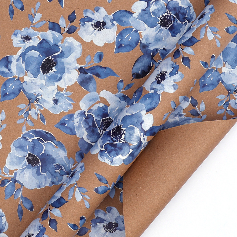 Birthday Series - Azure Flower Border