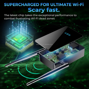 イーサネットポートWiFiアンプを備えたホームインターネットリピーター用の2024リリースWiFiエクステンダー信号ブースター簡単なセットアップ - Product Image 3