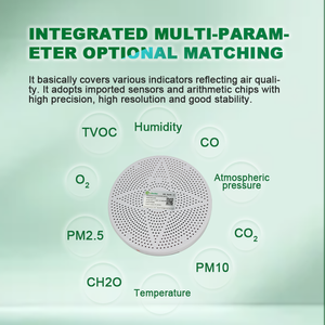 ES-A230 Ceiling Type air and Gas <strong>Sensor</strong> Air Temperature and Humidity <strong>O2</strong> CO CO2 TVOC Monitoring Detector