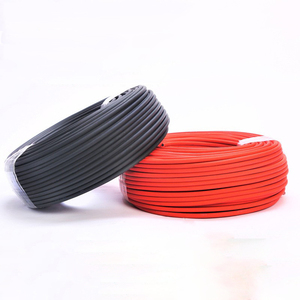 太阳能光伏电缆6mm ² 10mm ² 16mm ² 单芯镀锡铜线<span class=keywords><strong>DC</strong></span> 1500V XLPO & 橡胶聚氯乙烯绝缘光伏电力电缆