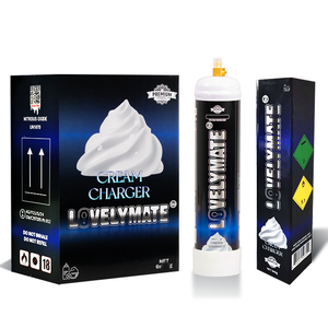 Kem sạc 1.0L gas Canister công suất nhỏ 615g thiết kế mới phổ biến món tráng miệng công cụ whippet kim loại cầm tay thân thiện với môi - Product Image 1