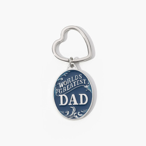 Metal emaye babalar günü Mens hediye kolye anahtarlık aksesuarları anahtarlık dünyalar büyük baba baba anahtarlık Eders için - Product Image 2