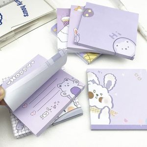 高品质韩国粘性记事本卡哇伊粘性记事本记事本办公室自粘记事本 - Product Image 4