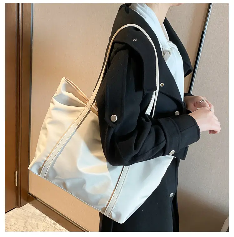 Korea Japan Philippines Singapore hot sale women large capacity handbag shoulder bag waterproof polyester tote shoulder bag