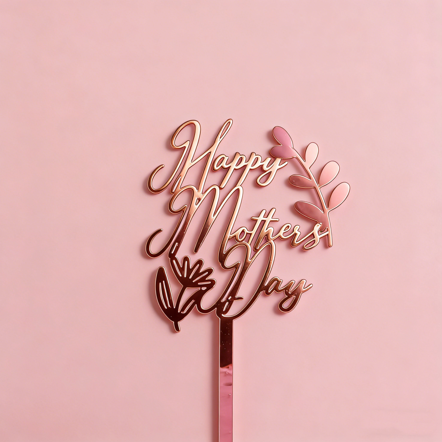 Or rose (Joyeuse fête des Mères à toutes les fleurs et plantes)