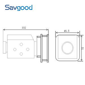 แผงควบคุมระบบรักษาความปลอดภัยในเวลากลางคืนแบบ10x โมดูลกล้อง IMX307 HDCVI AHD CVBS สำหรับ PTZ - Product Image 2