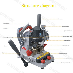 Xhorse Condor DOLPHIN XP007 manuelle Schlüsselschneidemaschine für Laser-Lacht- und Flachttasten DOLPHIN XP-007 Schneider - Product Image 5