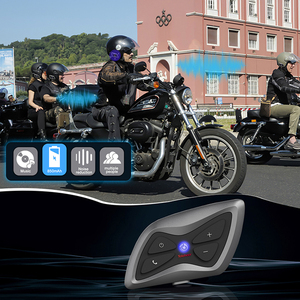 Sistema de intercomunicación bidireccional tipo C Full Duplex inalámbrico para cascos de motocicleta Auriculares con alta calidad de sonido