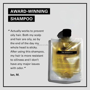 Mens טיפוח השיער sulfree מתקדמים ניקוי שמפו שמפו מסיר חלב לחות לשיער יבש