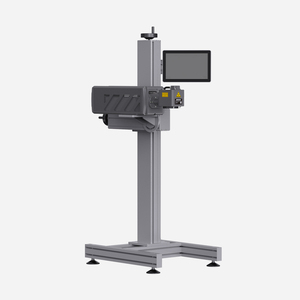 PHEZER high speed CO2 40w 60w laser <strong>coding</strong> on wood bottle plastic logo barcode UDI QR DM code marking - Product Image 2