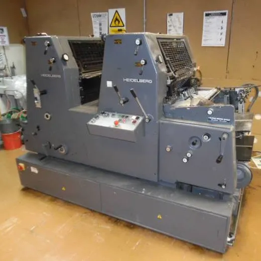 Máquina de impressão offset impressora 2 cores sm gto52