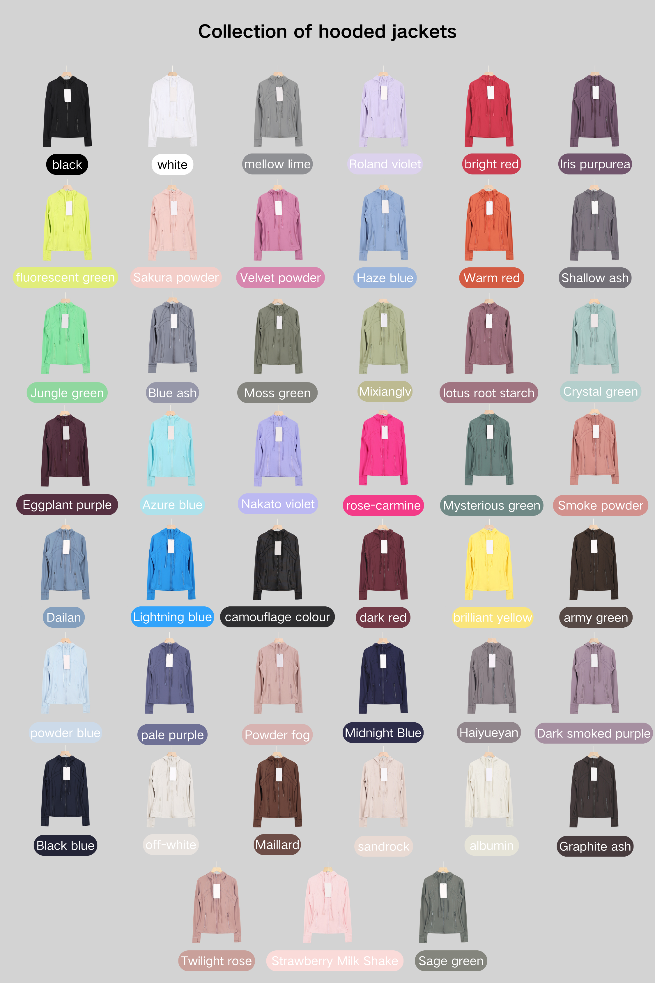 Sélection des couleurs