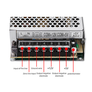 Trasformatore di alimentazione Multi-uscita a due gruppi 75W AC 110V 220V a DC 5V 12V 24V per D-75A di striscia a LED per uso industriale